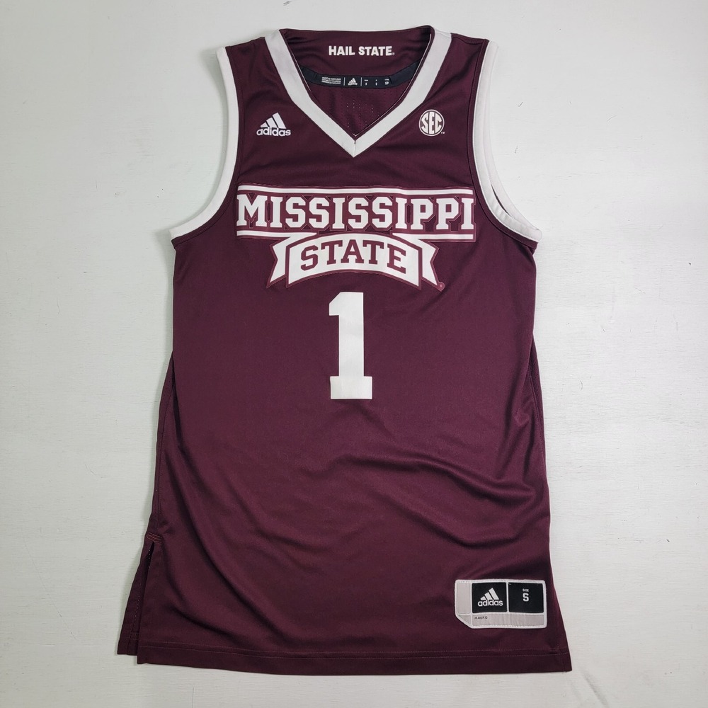 Adidas Mississippi State Bulldogs NCAA Football Premier Men's Sz S Jersey DU7709
